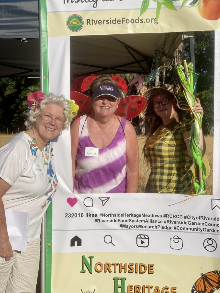 Riverside Neighborhood Partnership's Tinka Friend, Linda Baker, and Anna Moore